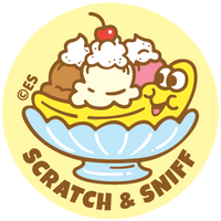 Banana Split EverythingSmells Scratch & Sniff Stickers *NEW!