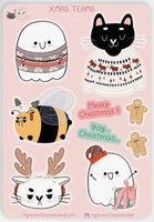 Christmas Sweaters for Ghosty & Friends Stickers