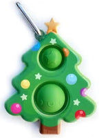 Christmas Tree Popper Toy Backpack Clip