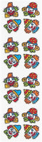 Clown Prismatic Stickers by Hambly