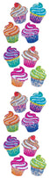 Cupcake Prismatic Stickers by Hambly *NEW!