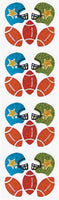 Football Prismatic Stickers by Hambly
