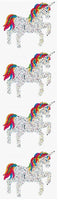 Large Unicorn Prismatic Stickers by Hambly