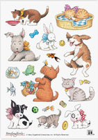 Adorable Pets Stickers by Mary Engelbreit