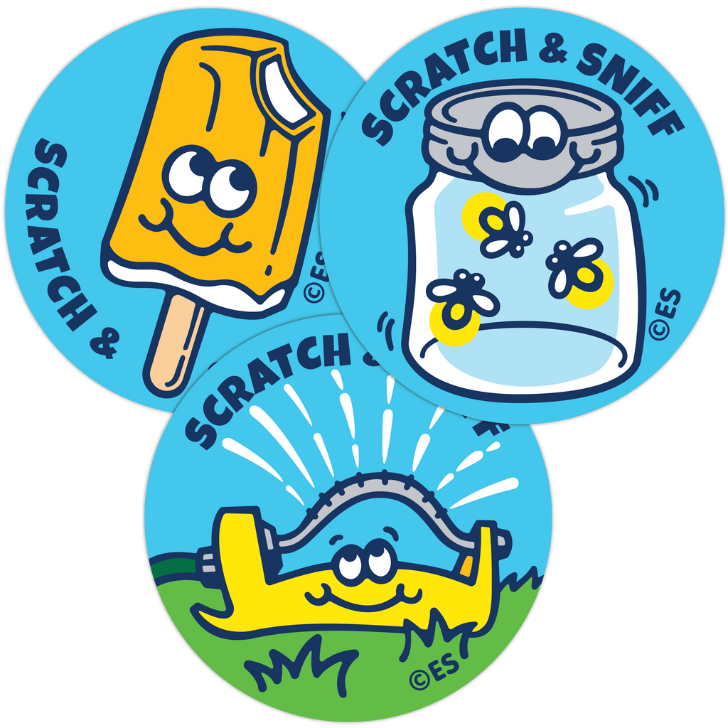 80's Summer EverythingSmells Scratch & Sniff Stickers