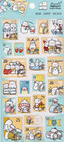 Polar Bear Stamp Stickers by Nekoni