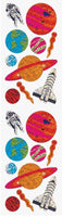 Space Exploration Prismatic Stickers by Hambly