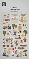 Little Bear Has A Farm Stickers by Suatelier