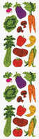 Vegetable Prismatic Stickers by Hambly