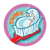 Toothpaste Dr. Stinky Scratch-N-Sniff Stickers