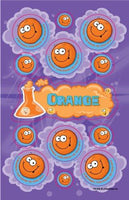 Orange Dr. Stinky Scratch -N-Sniff Stickers (2 sheets)