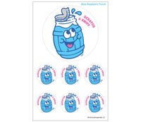 Blue Raspberry Punch EverythingSmells Scratch & Sniff Stickers