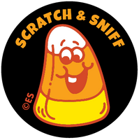 *RETIRED* Candy Corn EverythingSmells Scratch & Sniff Stickers