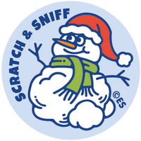 Snowman Carrot Cake EverythingSmells Scratch & Sniff Stickers