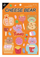 Junk Food Bears Stickers by Cheese Bear