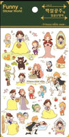 Snow White Stickers by Funny Sticker World