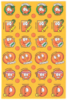 Orange Scratch 'n' Sniff Stickers