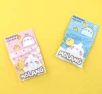 Molang Bunny & Piu Piu Chick Erasers