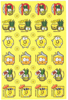 Pineapple Scratch 'n' Sniff Stickers
