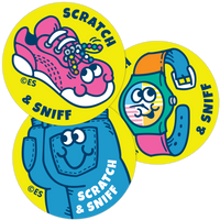 1980s Fashion (7-Up Soda) EverythingSmells Scratch & Sniff Stickers