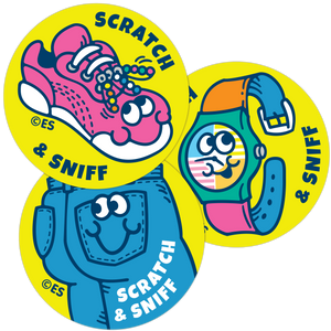 1980s Fashion (7-Up Soda) EverythingSmells Scratch & Sniff Stickers