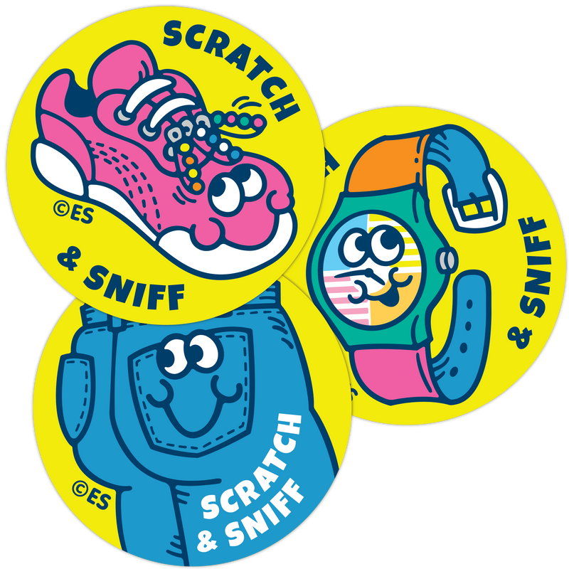 80s Fashion (7-Up Soda) EverythingSmells Scratch & Sniff Stickers