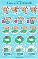 A Beary Cozy Christmas Stickers