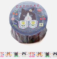 Cats In Clothes Clear Washi Tape *NEW!