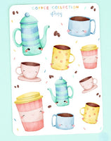 Coffee Collection Sticker Sheet *NEW!