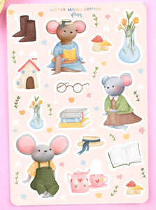 Cottage Mice Sticker Sheet *NEW!