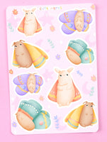 Cute Moths Sticker Sheet *NEW!