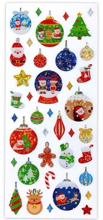 Christmas Ornaments Drop Stickers *NEW!
