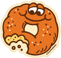 Sparkly Cider Donut Vinyl Sticker by EverythingSmells *NEW!