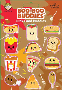 Junk Food Buddies Sticker Sheet *NEW!