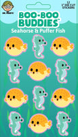 Seahorse & Puffer Fish Sticker Sheet *NEW!
