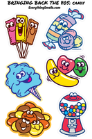 Bringing Back The 80s Candy Sticker Sheet by EverythingSmells *NEW!