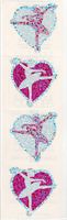 Ballerina Heart Stickers by Hambly *NEW!