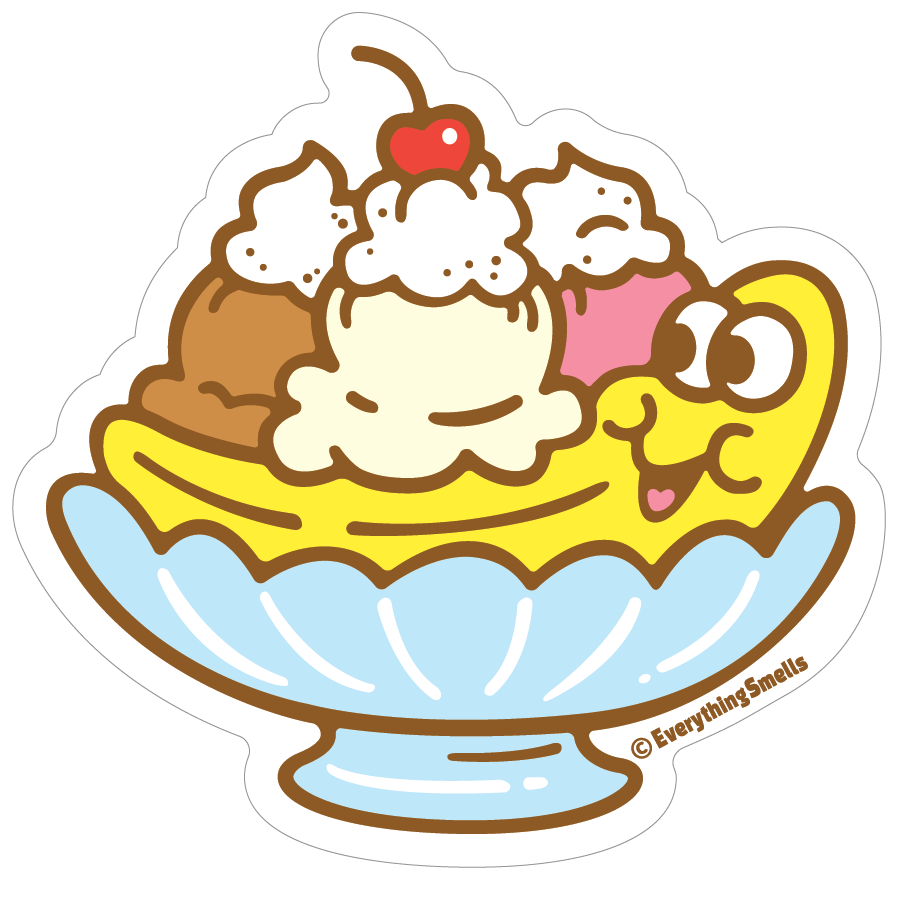 Cute Banana Split
