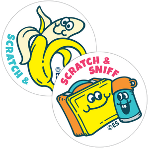 Banana & Lunch Box EverythingSmells Scratch & Sniff Stickers