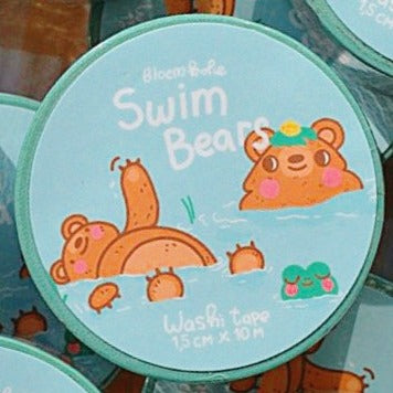 Swimming Bears Washi Tape *NEW!