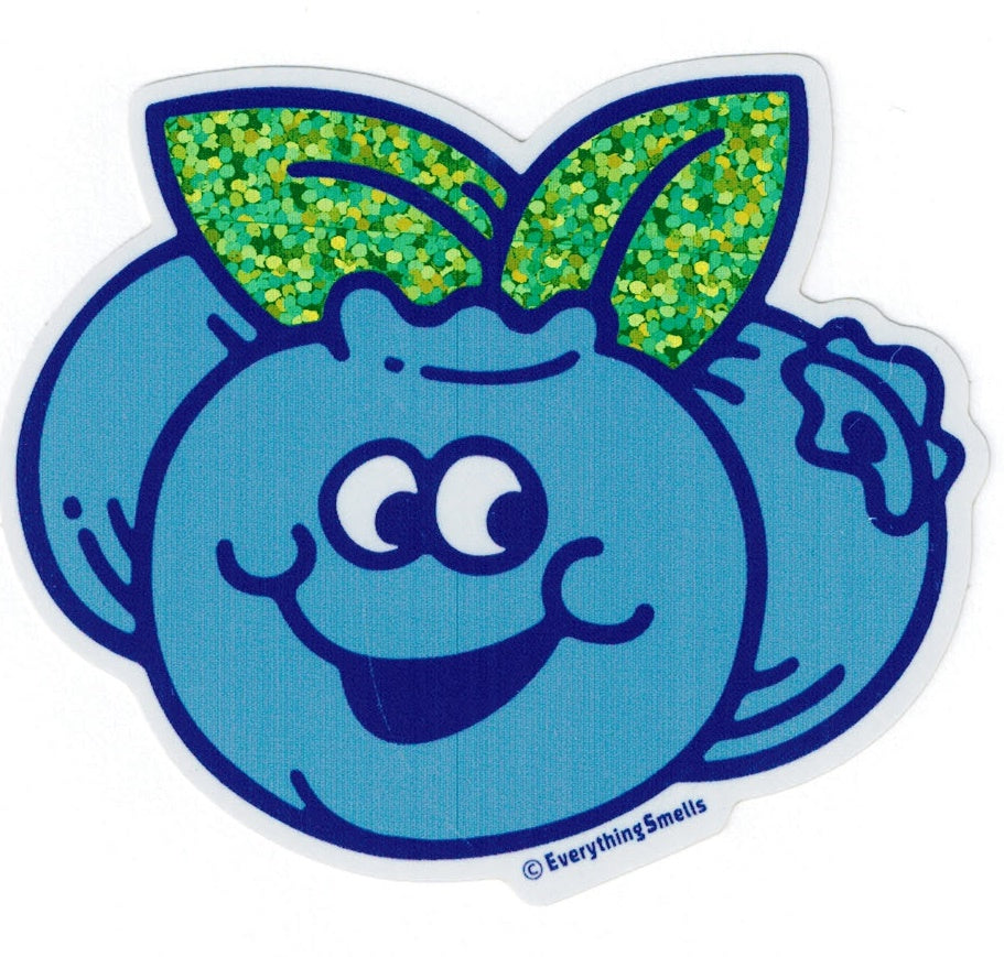 Blueberry Sparkle Vinyl Sticker by EverythingSmells *NEW!
