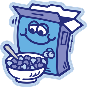 Boo Berry Cereal Vinyl Sticker by EverythingSmells *NEW!