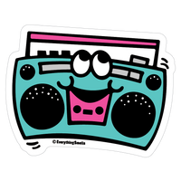 Boombox Vinyl Sticker by EverythingSmells *NEW!