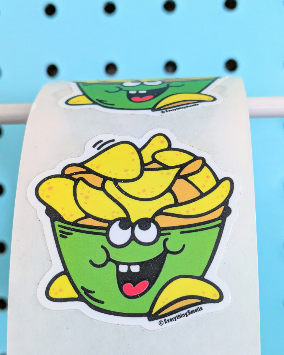 Chip Roll Graphics Bowl of Chips Sticker From The Roll *NEW! | EverythingSmells