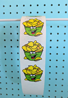 Bowl of Chips Sticker From The Roll *NEW!