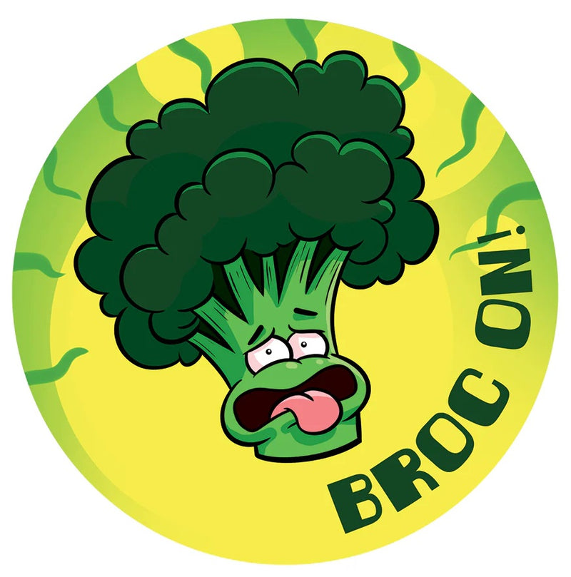 Broccoli Dr. Stinky Scratch-N-Sniff Stickers | EverythingSmells
