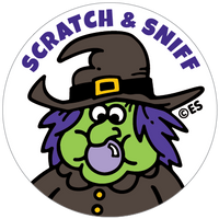 Grape Bubble Gum Witch EverythingSmells Scratch & Sniff Stickers *NEW!