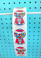 Bubble Gum Machine Scratch & Sniff Sticker Roll *NEW!