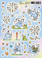 Bunny's Spring Stickers by 9 O'Clock Bonnie