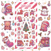 Happy Holidays Stickers by Chickie Cafe *NEW!